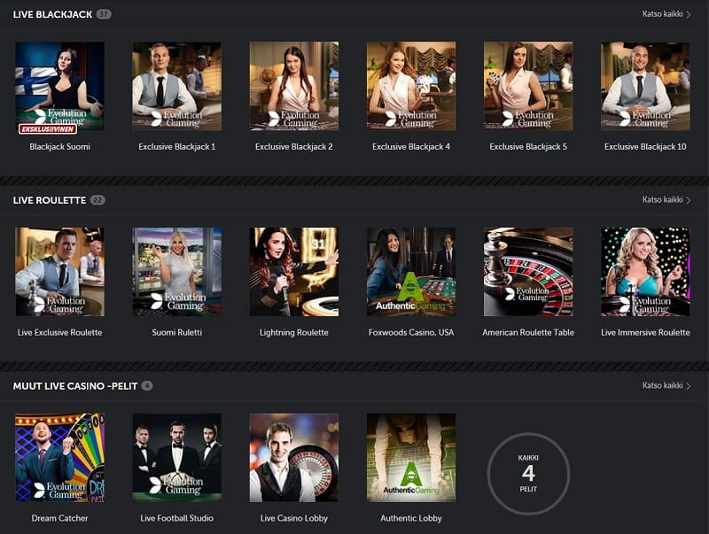 Betsafe livekasino