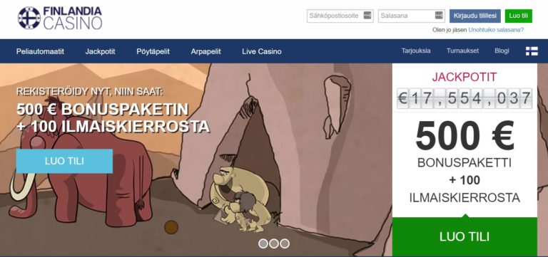 finlandia casino etusivu