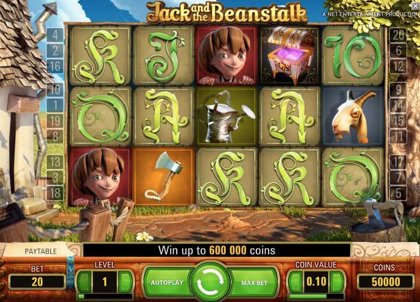 jack and the beanstalk peruspeli