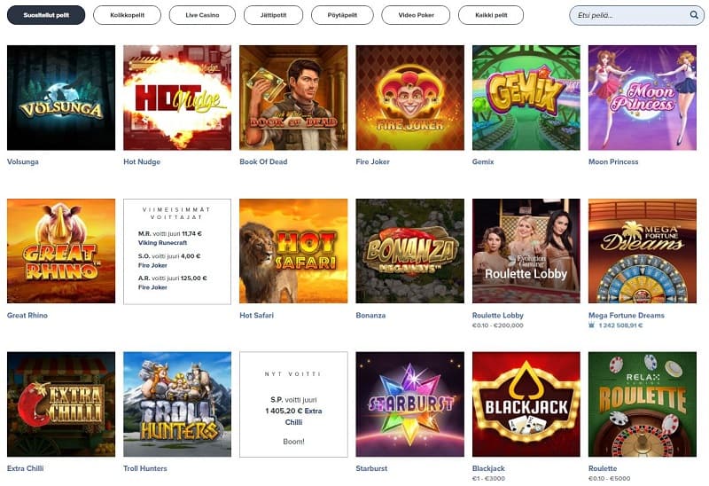 iGame-kasinon pelivalikoima