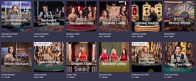 Maria Casino livekasino