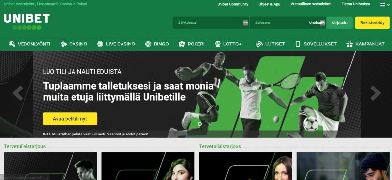 unibet casino etusivu arvostelu