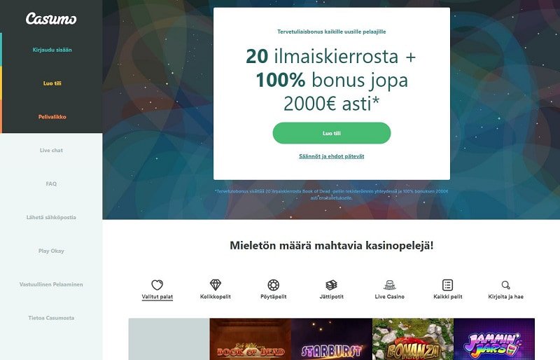 Casumo nettikasino