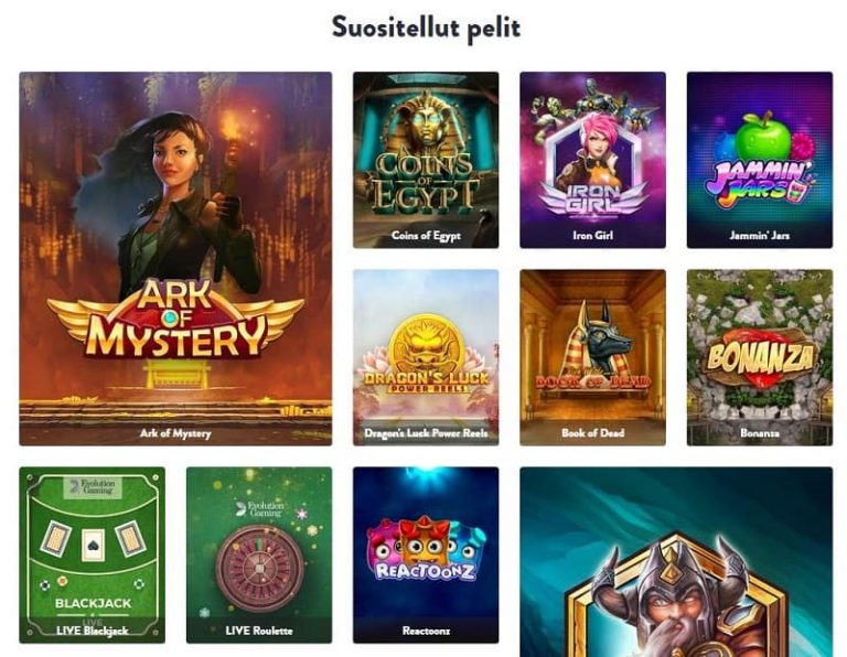 Dunder pelivalikoima