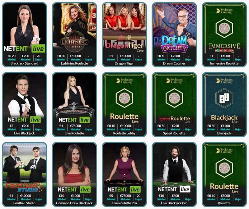 Cashmio livekasino