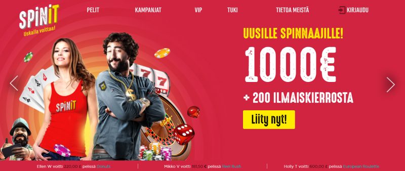 spinit casino etusivu