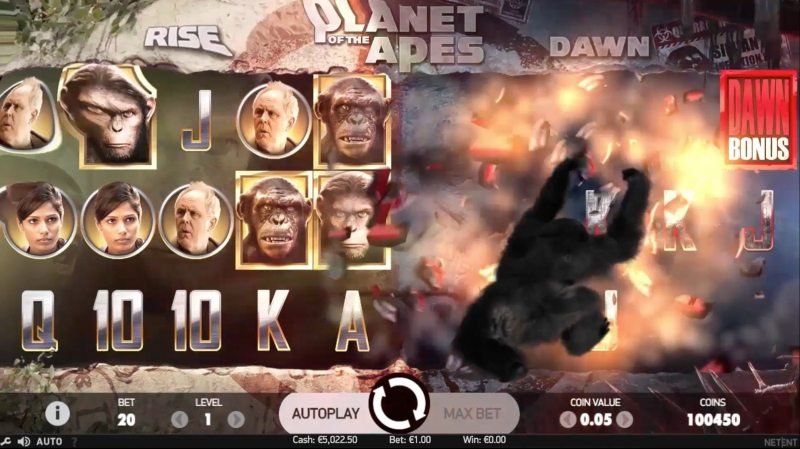 planet of the apes peli dawn bonusominaisuus
