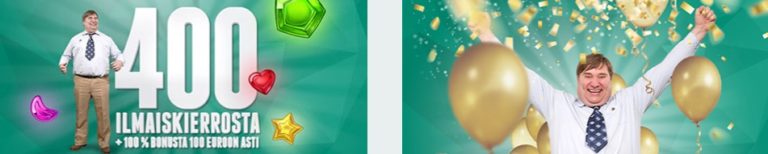casinohuone ilmaiskierroksia