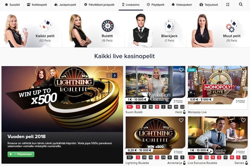 CasinoEuro livekasino