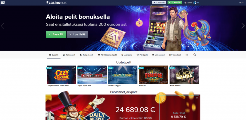 CasinoEuro etusivu