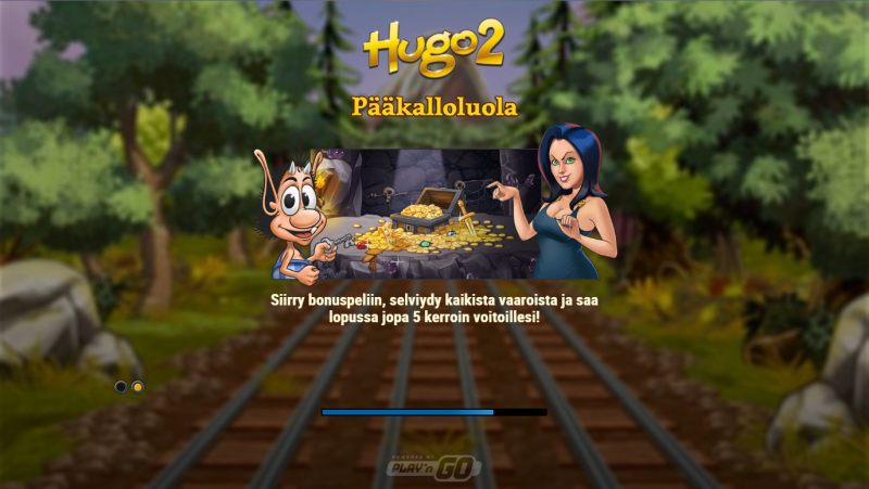 hugo 2 bonuspeli pääkalloluola