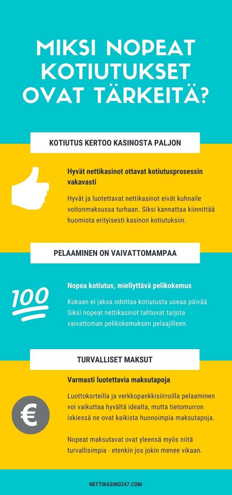 miksi nopeat kotiutukset ovat tärkeitä 3 syytä