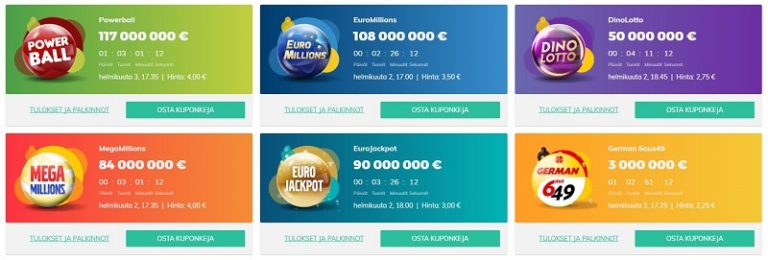 Eurolotto lottoarvonta