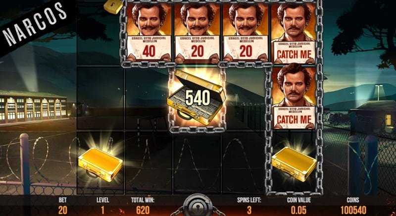 Narcos-pelin Locked-Up -toiminto