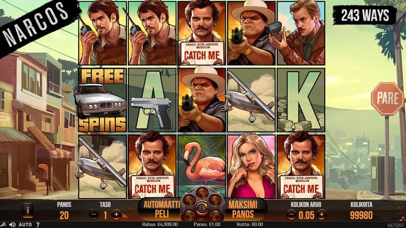 Narcos-kolikkopeli