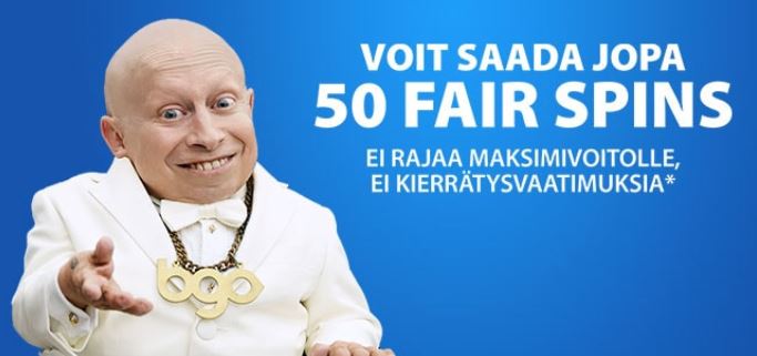 bgo tervetuliaistarjous