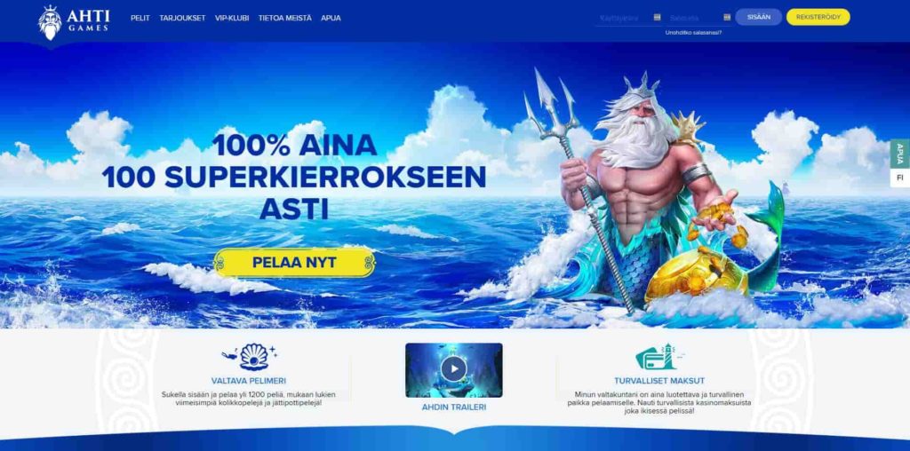 Ahti Games nettikasino suomalaisille