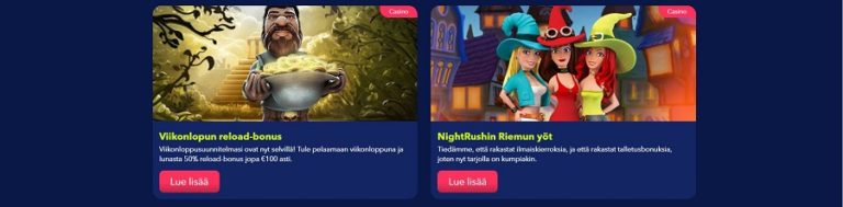 NightRush casino bonus