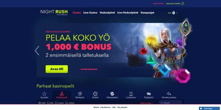 NightRush nettikasino