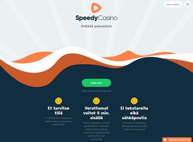 Speedy Casino etusivu