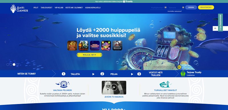 ahti games casino etusivu