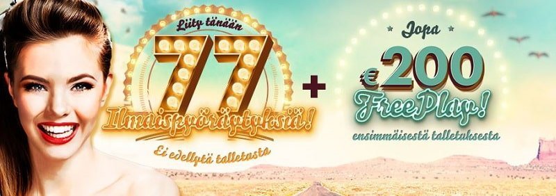 777 Casino tervetuliaistarjous