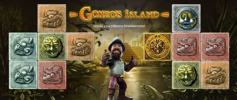 Casino Heroes Gonzo's Island -seikkailu