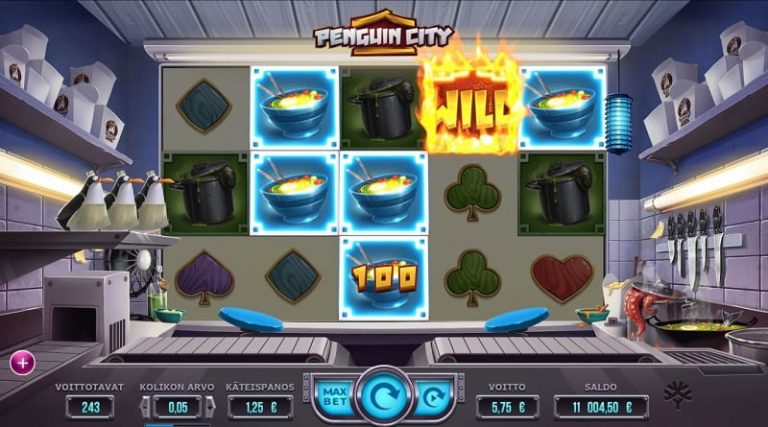 Penguin City -pelin Pingviinien pako -tila