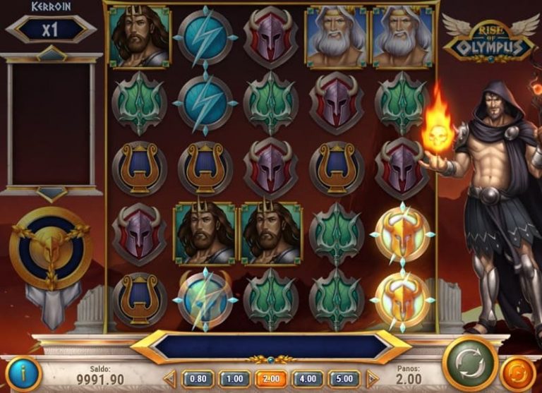 Rise of Olympus Jumalan käsi -toiminto Hades