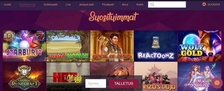 Bajungo pelivalikoima
