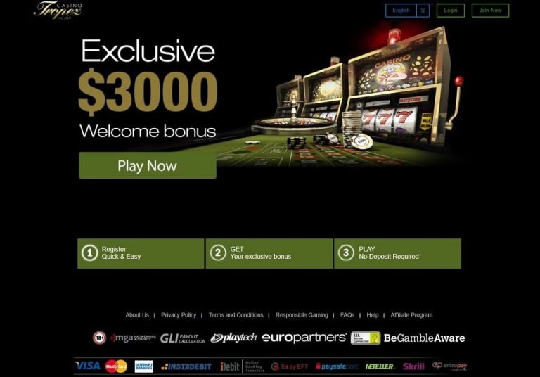 Casino Tropez tarjoaa jopa 3000€ tervetuliaisbonusta!