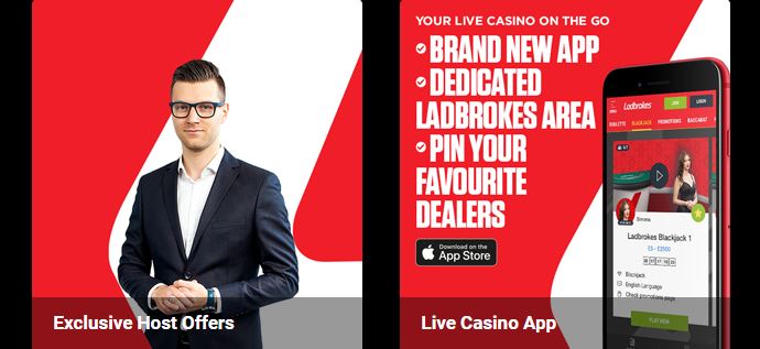 Ladbrokes tarjoaa myös mobiilisovelluksen.