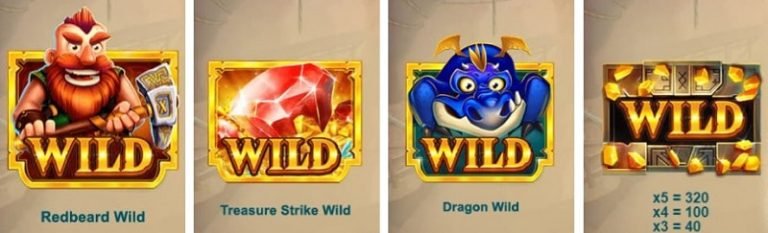 Treasure Mine -pelin Wild-merkit