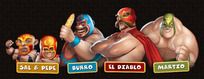 Lucha Legends hahmot