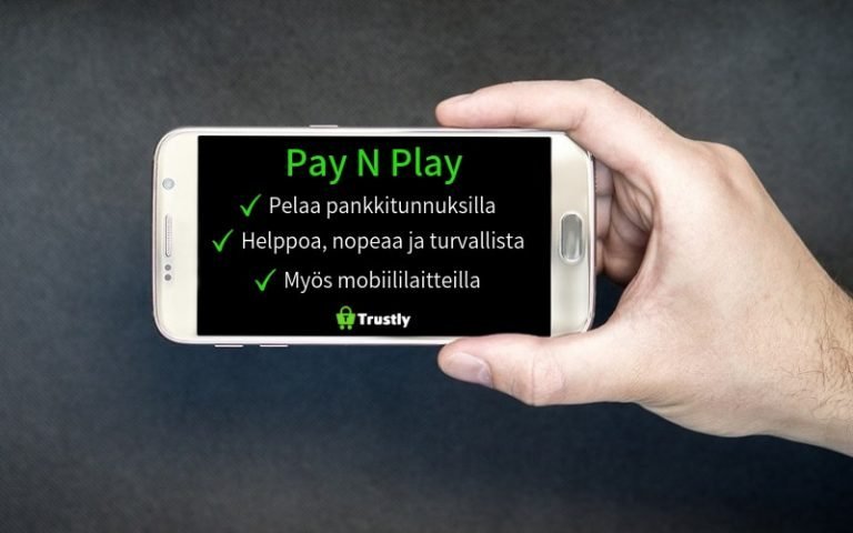 Pay N Play -kasinoilla pelataan pankkitunnuksilla.