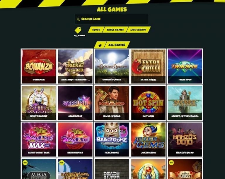 Prank Casinon pelivalikoima
