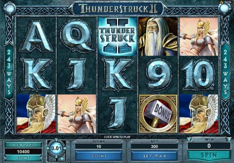 Thunderstruck II -kolikkopeli