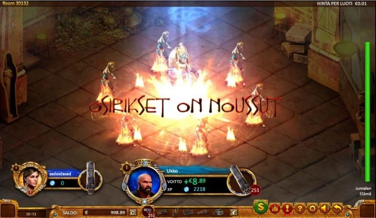 Osirikset on nousseet