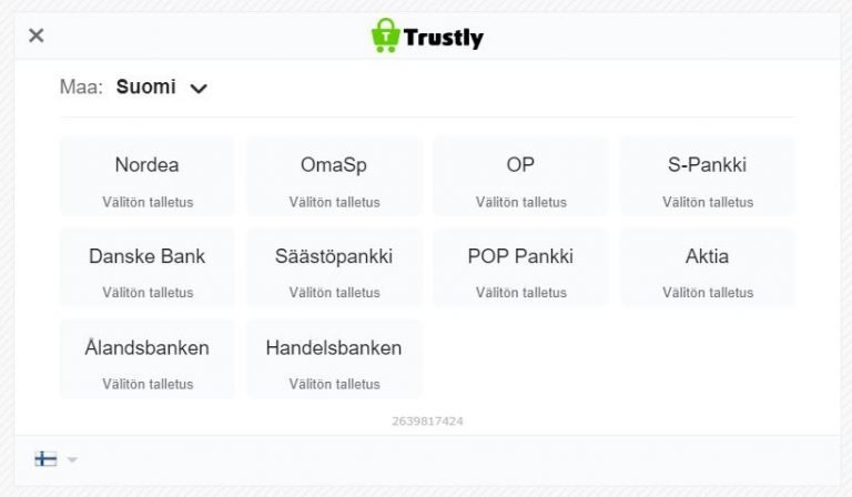 Guts Xpressin kotiutukset hoidetaan Trustlyn avulla