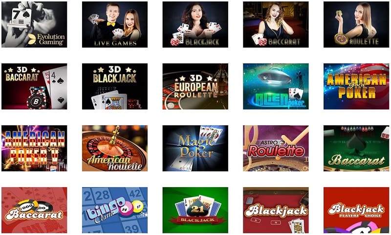 La Fiesta Casino pöytäpelit