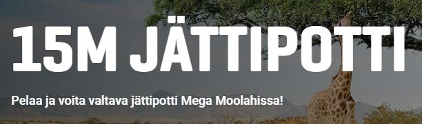 Mega Moolahin potissa on 15 miljoonaa euroa