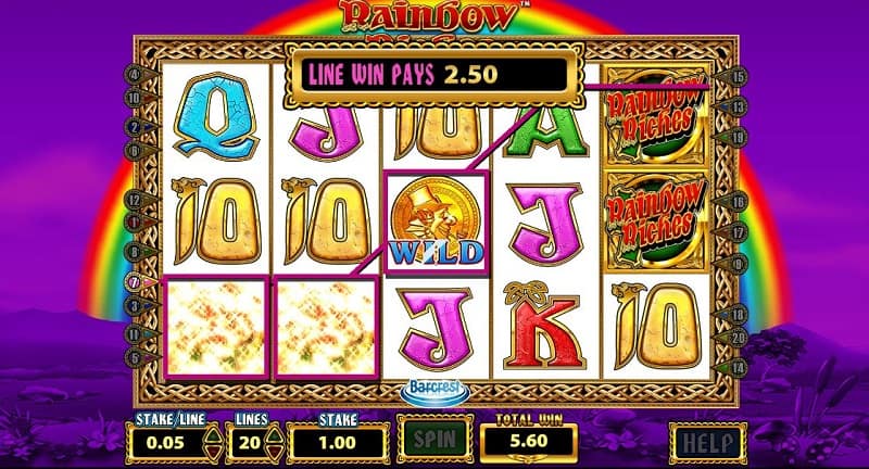 Rainbow Riches voitto