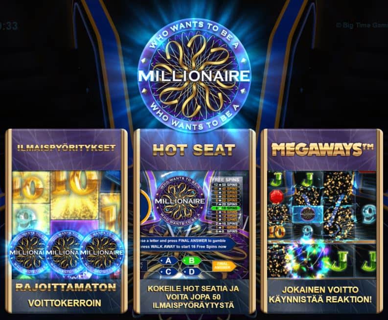 Who Wants to Be a Millionaire toiminnot