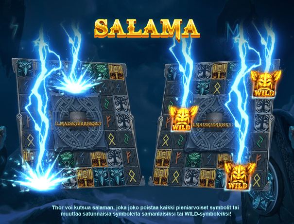 thor's lightning salama bonustoiminto