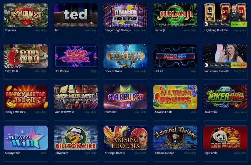 CasinoCasino pelivalikoima