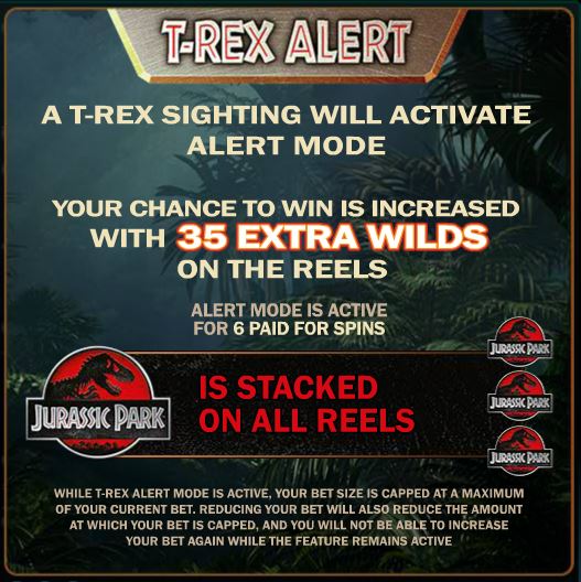 Jurassic Park T-Rex alert