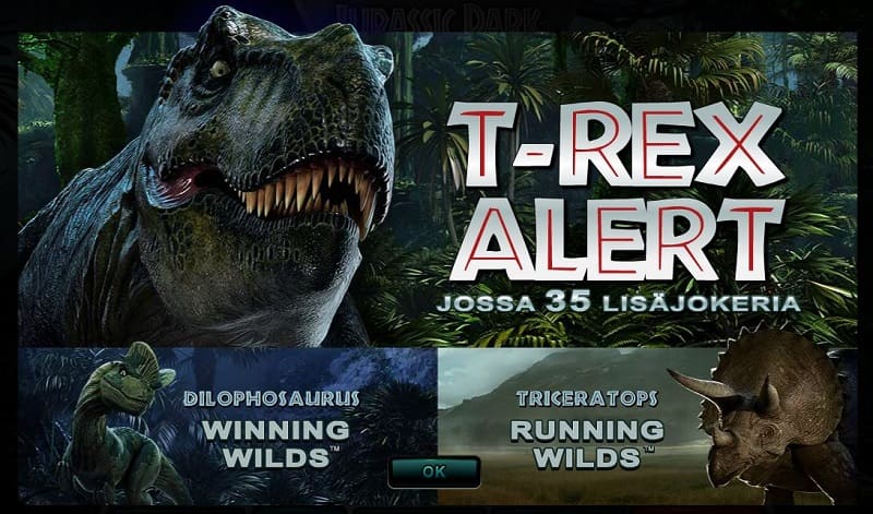 Jurassic Park ominaisuudet