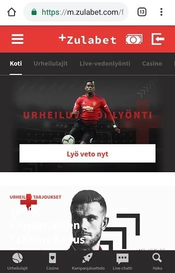 Zulabet mobiilikasino