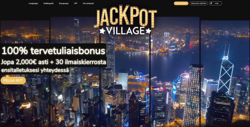 JackpotVillage Casinon etusivu