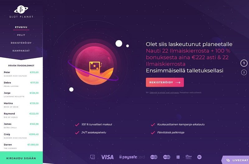 Slot Planet Casino